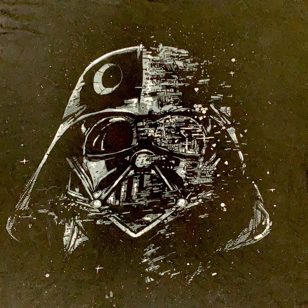 Star Wars Death Star wader helmet small T-shirt